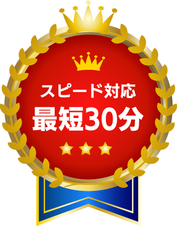 スピード対応 最短30分